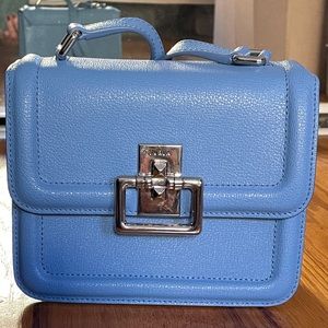 Furla leather blue crossbody bag